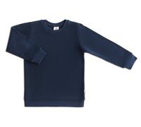 Leela Cotton Baby und Kinder Piqué Sweatshirt reine Bio-Baumwolle indigo (blau) 86/92