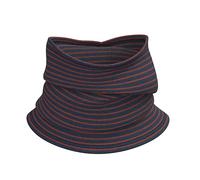 Leela Cotton Damen Herren Schlauchschal Bio-Baumwolle Schal Halstuch Loop Schal Unisex (indigo/rosarot)