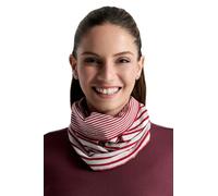 Leela Cotton Damen Herren Wende Loop Schal Bio Baumwolle Unisex (Ziegelrot-Beige)