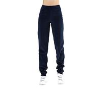 Leela Cotton Damen Nicky Hose Bio-Baumwolle Jogginghosen Wohlfuehlhose Freizeithose 1466 (L, Nachtblau)