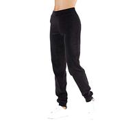 Leela Cotton Damen Nicky Hose Bio-Baumwolle Jogginghosen Wohlfuehlhose Freizeithose 1466 (L, Schwarz)