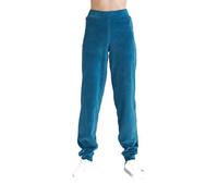 Leela Cotton Damen Nicky Hose Bio-Baumwolle Wohlfühlhose Jogginghosen 1466 donaublau M
