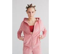 Leela Cotton Damen Nicky Kapuzenjacke Bio-Baumwolle Jacke Hoodie1271 altrosa S