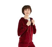 Leela Cotton Damen Nicky Kapuzenjacke Bio-Baumwolle Jacke Hoodie1271 bordeaux L