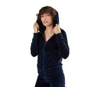 Leela Cotton Damen Nicky Kapuzenjacke Bio-Baumwolle Jacke Hoodie1271 nachtblau L