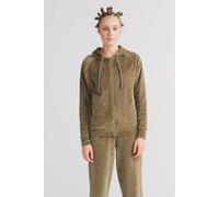 Leela Cotton Damen Nicky Kapuzenjacke Bio-Baumwolle Jacke Hoodie1271 olive S