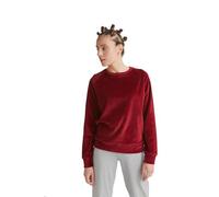Leela Cotton Damen Nicky Sweatshirt Bio Baumwolle Bordeaux S