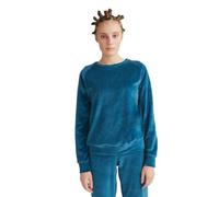 Leela Cotton Damen Nicky Sweatshirt Bio Baumwolle Donaublau M