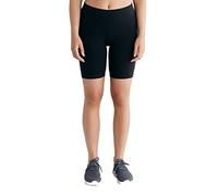 Leela Cotton Damen Radlerhose Bio-Baumwolle Biker Short Sport (DE/NL/SE/PL, Alphanumerisch, L, Regular, Regular, Schwarz)