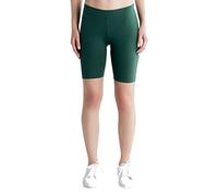Leela Cotton Damen Radlerhose Bio-Baumwolle Biker Short Sport (DE/NL/SE/PL, Alphanumerisch, XL, Regular, Regular, Tannennadel)