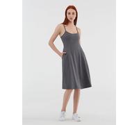 Leela Cotton Damen Trägerkleid Bio-Baumwolle M Anthrazit-Melange