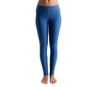 Leela Cotton Damen Warm Leggings Bio-Baumwolle Hose (DE/NL/SE/PL, Alphanumerisch, L, Regular, Regular, Enzianblau)