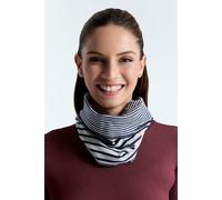 Leela Cotton Damen Wende Loop Schal - 9626 Marineblau/Beige One Size