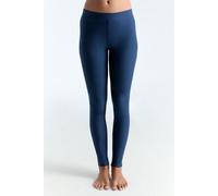 Leela Cotton Damen Winter Leggings Baumwolle (Bio) mit Elasthan Indigo L