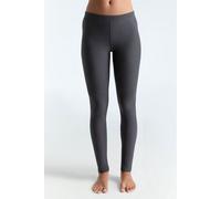 Leela Cotton Damen Winter Leggings Bio Baumwolle mit Elasthan Anthrazit S