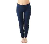 Leela Cotton Damen Yogahose 6 Farben Bio-Baumwolle Sporthose Fitnesshose 4415 dunkelblau S