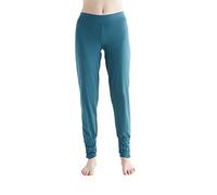 Leela Cotton Damen Yogahose Hose Bio-Baumwolle Freizeithose Sporthose Pilates (Tanne, L)
