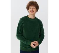 Leela Cotton Herren Cord-Sweatshirt aus 100% kba-Baumwolle - Feiner Nicky Cordstoff 2232 TANNENNADEL XL