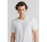 Leela Cotton Herren Flammé T-Shirt Bio-Baumwolle Naturweiß XL