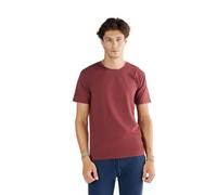 Leela Cotton Herren Kurzarm T-Shirt Bio-Baumwolle GOTS Rundhalsausschnitt 2218 bordoaux L