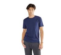 1 oder 2 Stück Herren Kurzarm T-shirt aus Bio-Baumwolle Rundhalsausschnitt 2218" Leela Cotton" dunkelblau L