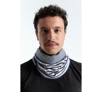 Leela Cotton Herren Wende Loop Schal - 9626 Marineblau/Beige One Size