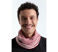 Leela Cotton Herren Wende Loop Schal - 9626 Ziegelrot/Beige One Size