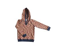Leela Cotton Kinder Kapuzenshirt Langarmshirt Bio-Baumwolle Kapuzenpullover 2471 (116, Meer)