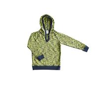 Leela Cotton Kinder Kapuzenshirt Langarmshirt Bio-Baumwolle Kapuzenpullover 2471 (128, Wiese)