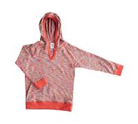 Leela Cotton Kinder Kapuzenshirt Langarmshirt Bio-Baumwolle Kapuzenpullover 2471 (116, Sonne)