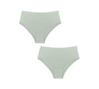 Leela Cotton Mädchen Hipster Eisberggrün 2er Pack Gr. 104