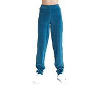 Leela Cotton Damen Nicky Hose Bio-Baumwolle Wohlfühlhose Jogginghosen 1466 donaublau L