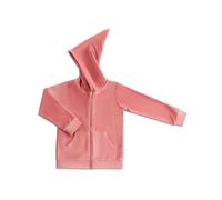 Leela Cotton Nicky Kapuzenjacke Bio-Baumwolle Jacke altrosa 74-80