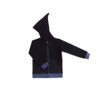 Leela Cotton Nicky Kapuzenjacke Bio-Baumwolle Jacke nachtblau 86-92