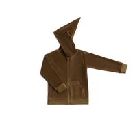 Leela Cotton Nicky Kapuzenjacke Bio-Baumwolle Jacke oliv 74-80