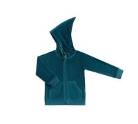 Leela Cotton Nicky Kapuzenjacke Bio-Baumwolle Jacke tanne 74-80