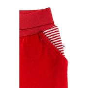 Leela Cotton Baby Kinder Hose Nickyhose Bio-Baumwolle Nicki Strampelhose Jungen Mädchen Gr. 50/56 bis 104 (62/68, Ziegelrot)