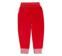 Leela Cotton Baby Kinder Hose Nickyhose Bio-Baumwolle Nicki Strampelhose Jungen Mädchen Gr. 50/56 bis 104 (74/80, Ziegelrot)