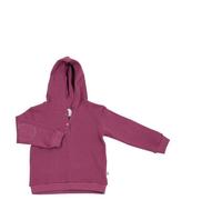 Leela Cotton Piquéstoff Hoodie Bio-Baumwolle Langarmshirt Kapuzenpullover 2023 altrosa 86-92