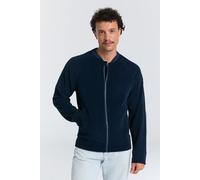 Leela Cotton Unisex Baseballjacke Nachtblau S