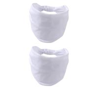 LeeQinersw 2x Stirnband -Schweißband Waschbares Leicht bequeme Bandanas Athletic Hair Bands für Fußball -Softball -Sporttraining, Weiß