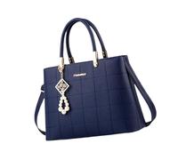 LeeQinersw Damen-Umhängetasche, Trendige Handtasche für Mama, Valentinstagsgeschenke, Urlaub, Alltag, Blau