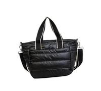 LeeQinersw Lässige, Elegante, Gepolsterte Umhängetasche für Damen für Outdoor Aktivitäten, Schwarz