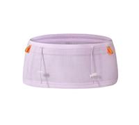 LeeQinersw Sport Laufgürtel Hüfttasche Bauchtasche Trinkflaschenhalter Laufriemen mit Segmentierter Umschließung für Stabilen Halt, Array, Netz-elastische Trenngürteltasche [Taro-Lila], L