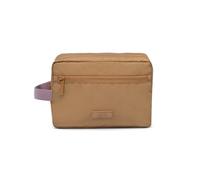 Lefrik Kei Washbag Kulturbeutel - 100 % recyceltes Gewebe - umweltfreundlich, Toffee, Kulturbeutel