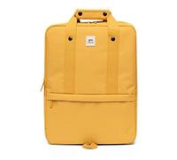 Lefrik Smart Daily Rucksack, Balance zwischen Funktionalität und Mode, 100 % recycelter Stoff, umweltfreundlich, Senf, M