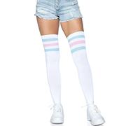 Leg Avenue Damen Kniestrümpfe mit drei Streifen