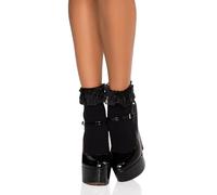LEG AVENUE Damen Socken-301322001 Socken, Schwarz, Einheitsgröße EU
