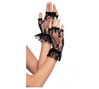 Leg Avenue Fingerlose Spitzenhandschuhe , 1 Stück