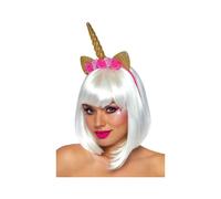 Leg Avenue Unicorn Flower Headband Gold